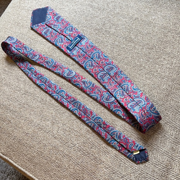 Vintage Balenciaga paisley neck ties bundle of 2 - Picture 3 of 9